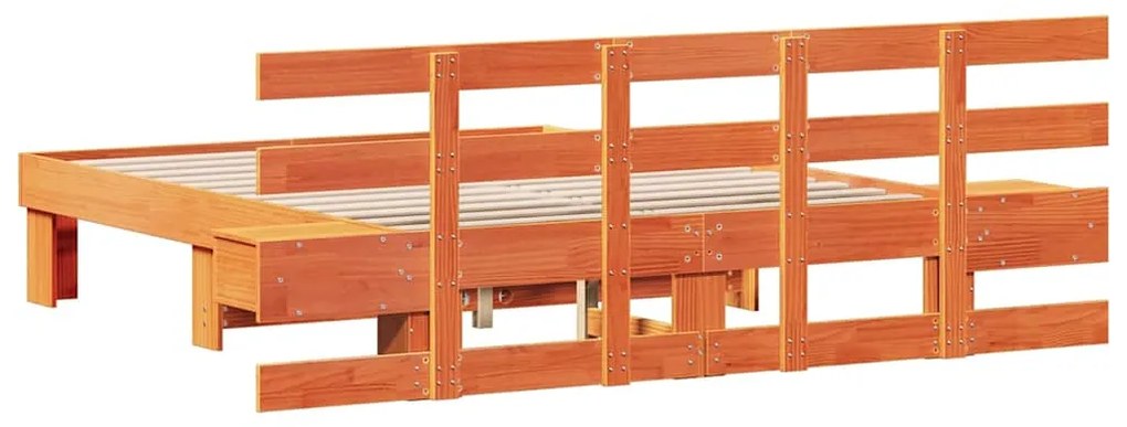Estrutura da Cama com gaveta Castanho 120 x 200 cm