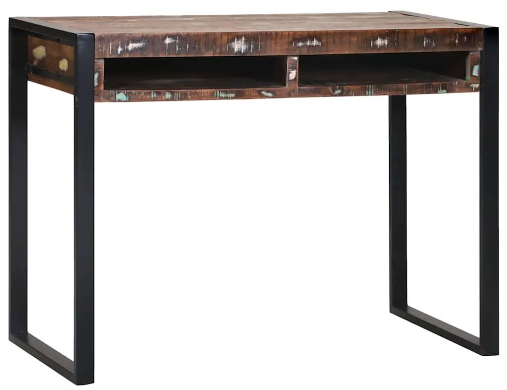 Mesa de Toucador com Espelho Multicolorida 100x50x75 cm de Madeira Rec
