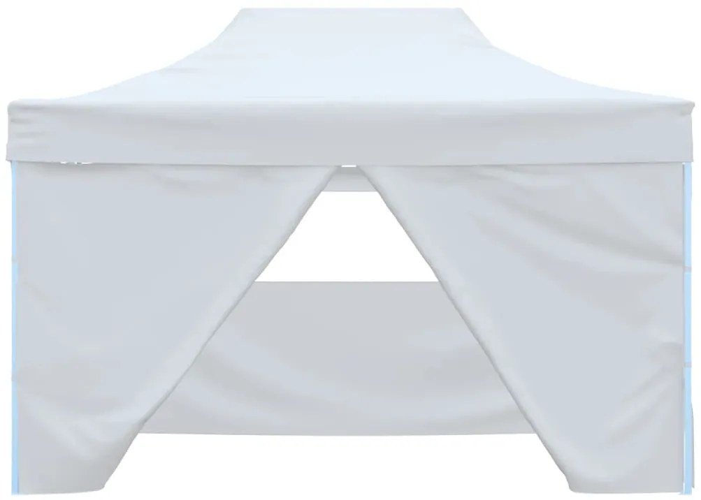 Tenda para festas dobrável c/ 4 paredes laterais 3x4,5 m branco