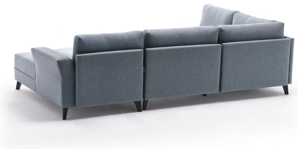 Sofá-Cama de Canto Eris – Azul – 300 x 78 x 202 cm