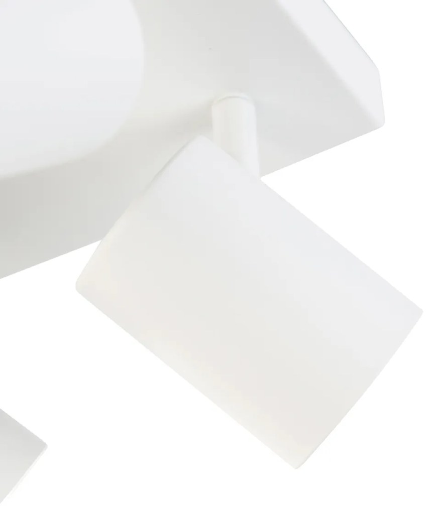 LED Candeeiro de Teto Inteligente Branco Quadrado com 4 GU10 Wifi - Jeana Moderno