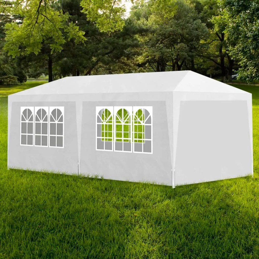 90336 vidaXL Tenda para festas 3x6 m branco