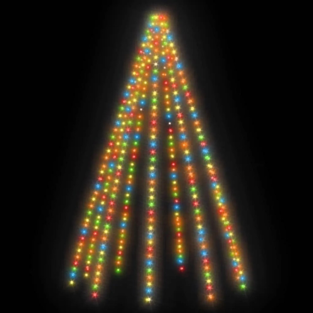 Cordão de luzes árvore de Natal 400 luzes LED 400 cm colorido