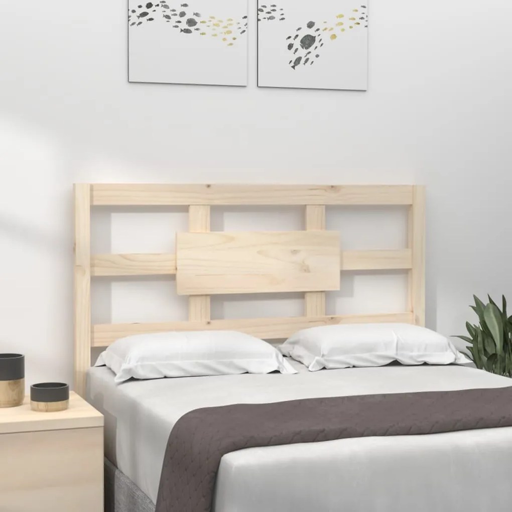 Cabeceira de cama 95,5x4x100 cm pinho maciço
