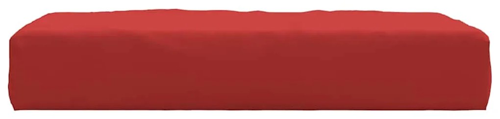 Almofadão p/ móveis de paletes 60x60x9,5cm tecido oxford vermelho