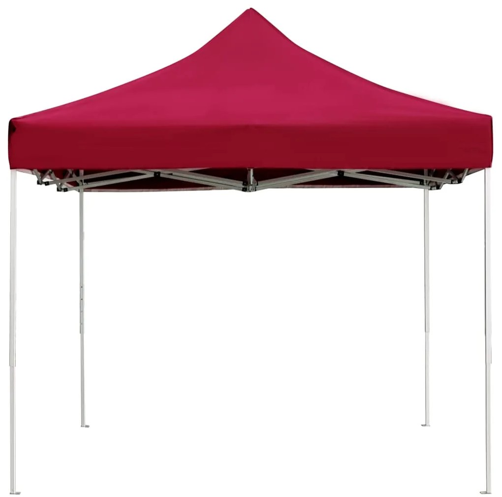 Tenda dobrável prof. para festas alumínio 4,5x3m vermelho tinto