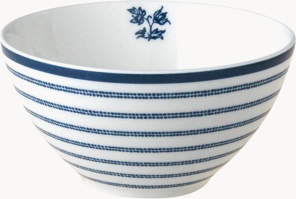 Taças pequenas em porcelana Candy Stripe, conjunto de 4