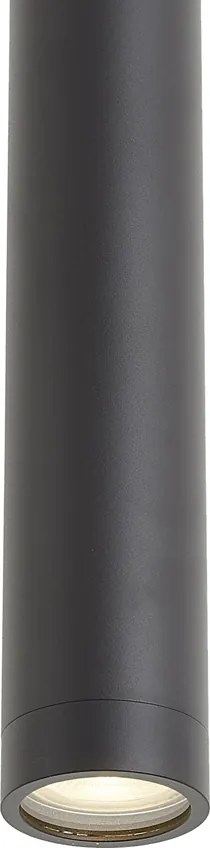 Candeeiro suspenso de design preto GU10 50mm IP44 - Tuba