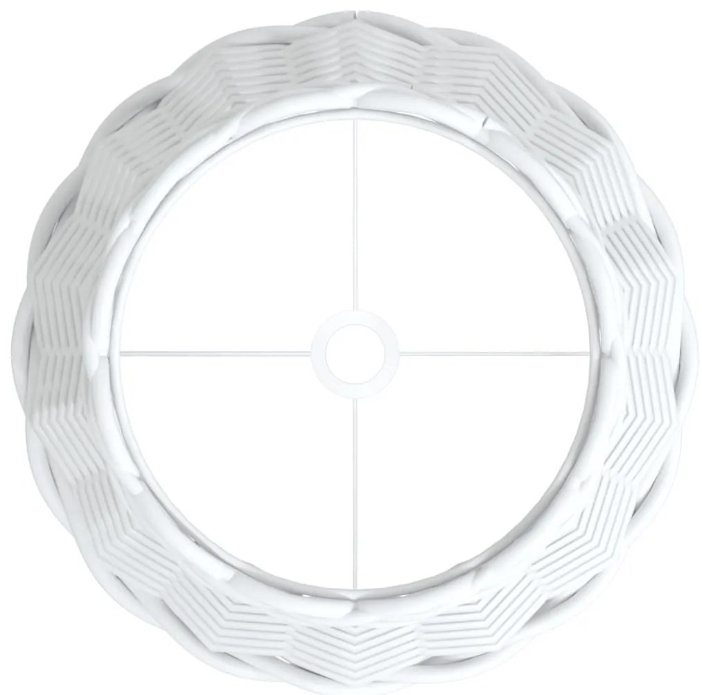 Abajur Ø20x15 cm vime branco