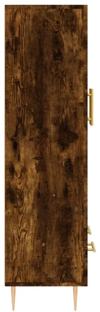 Armário alto derivados de madeira 69,5x31x115cm carvalho fumado