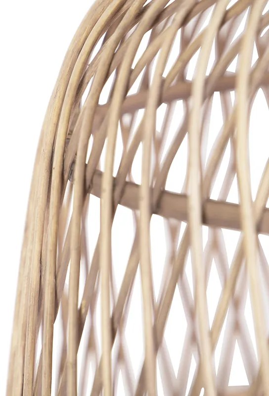 Candeeiro de suspensão rústico em vime - Calamus