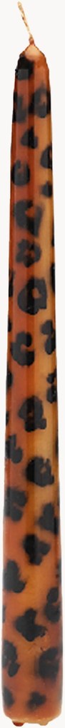 Velas de jantar artesanais Leopard, conjunto de 2