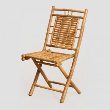 Cadeira de Jantar Dobrável de Bambu Yakku Bambu - Sklum