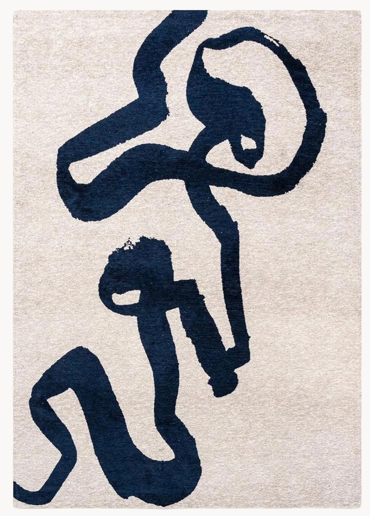 Tapete em jacquard lavável para interior e exterior Ribbon