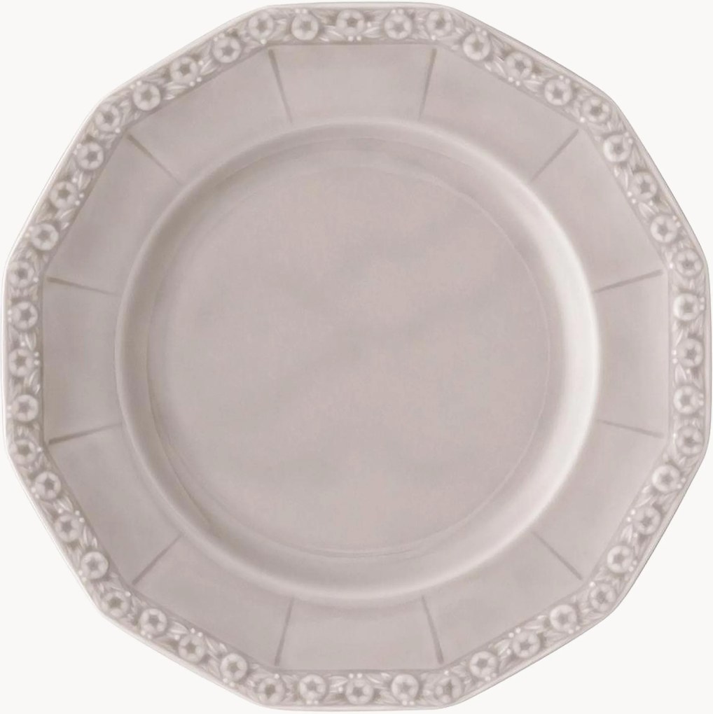Pratos de pequeno-almoço em porcelana Maria Pale Orchid, conjunto de 6