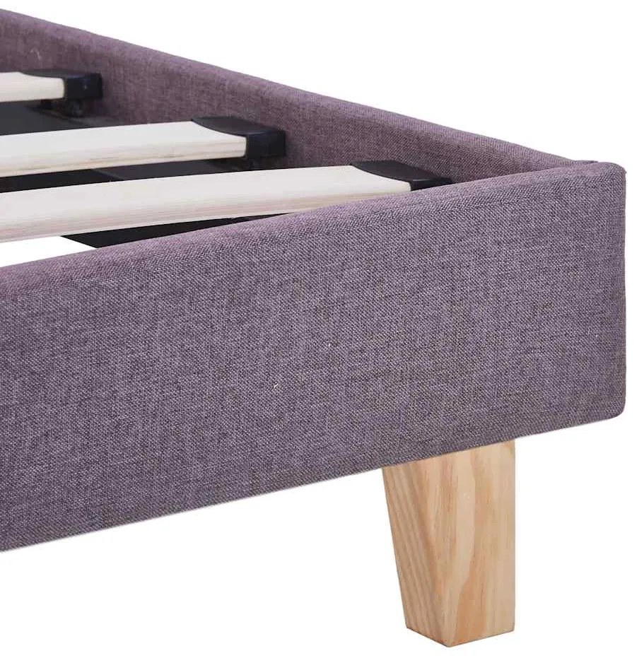 Estrutura de cama sem colchão 90x190 cm tecido