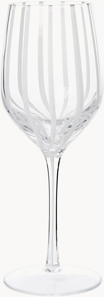 Copo de vinho branco artesanal Stripe