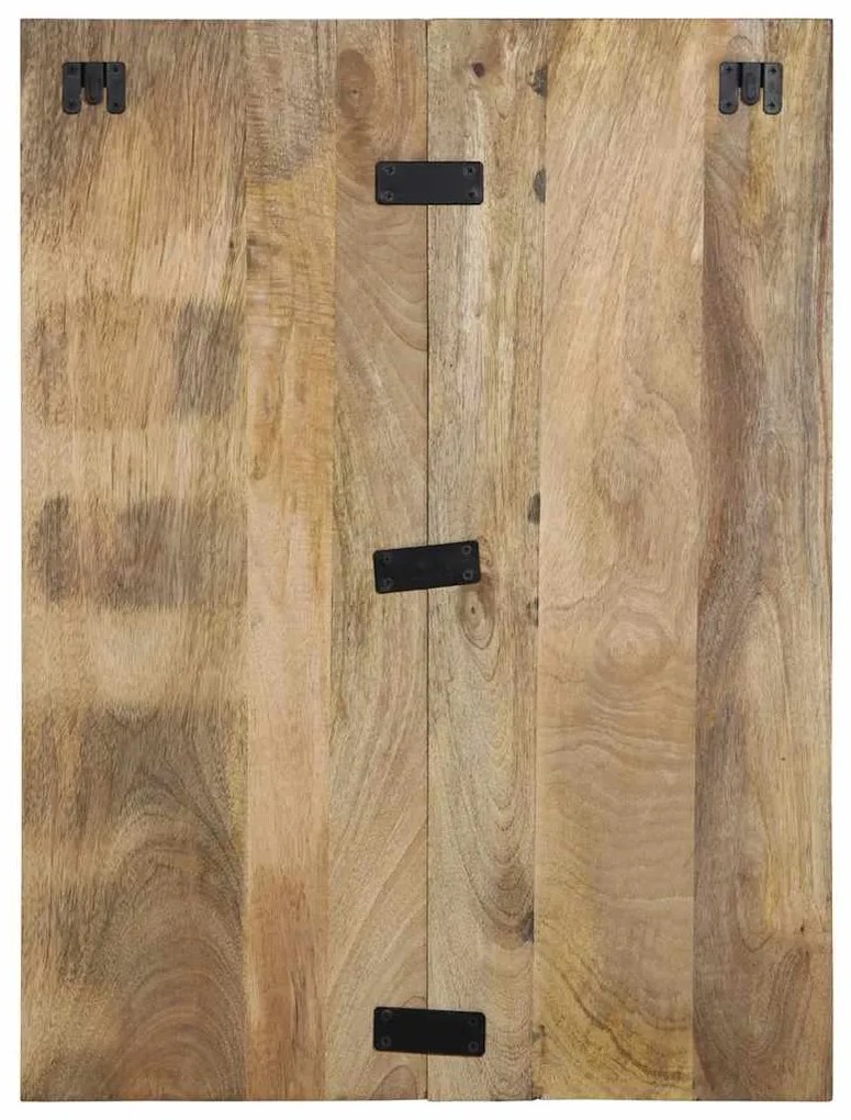 Mesa de cabeceira 60x32x80 cm madeira maciça manga áspera