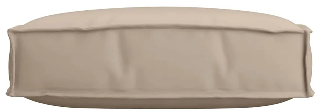 Capa de Palete para Assento Taupe 60x60x12 cm, Tecido Oxford