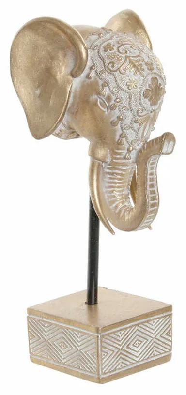 Figura Decorativa DKD Home Decor Resina Elefante (11.3 x 11 x 24 cm)