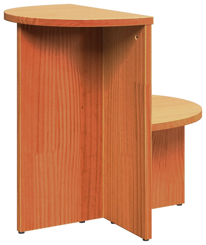 Mesa Lateral Castanho-mel 50 x 40 x 50 cm