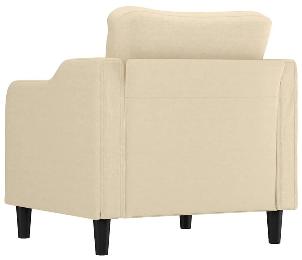 Poltrona 60 cm tecido cor creme