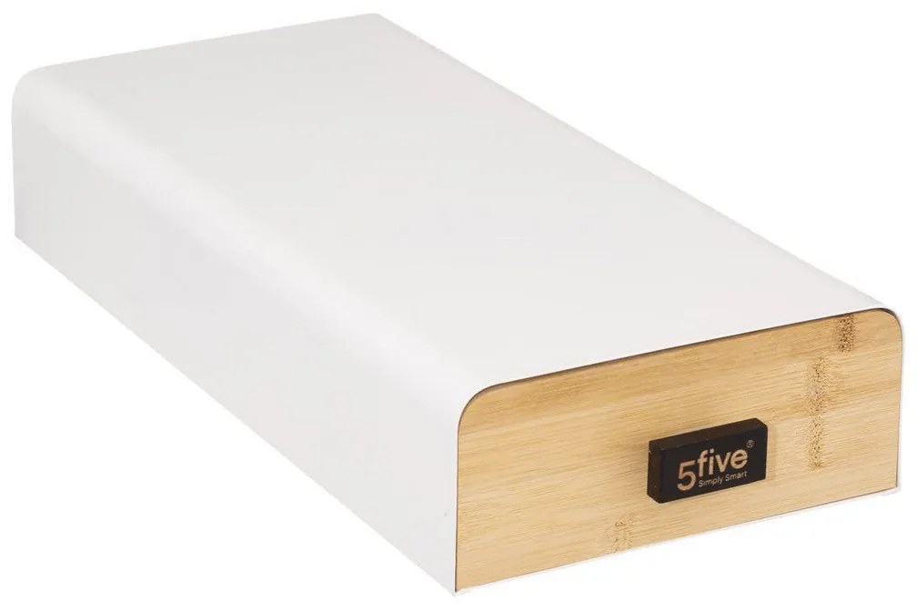 Organizador de Cápsulas de Café 5five Blanc Kitchen (38 x 17,8 x 7,3 cm)