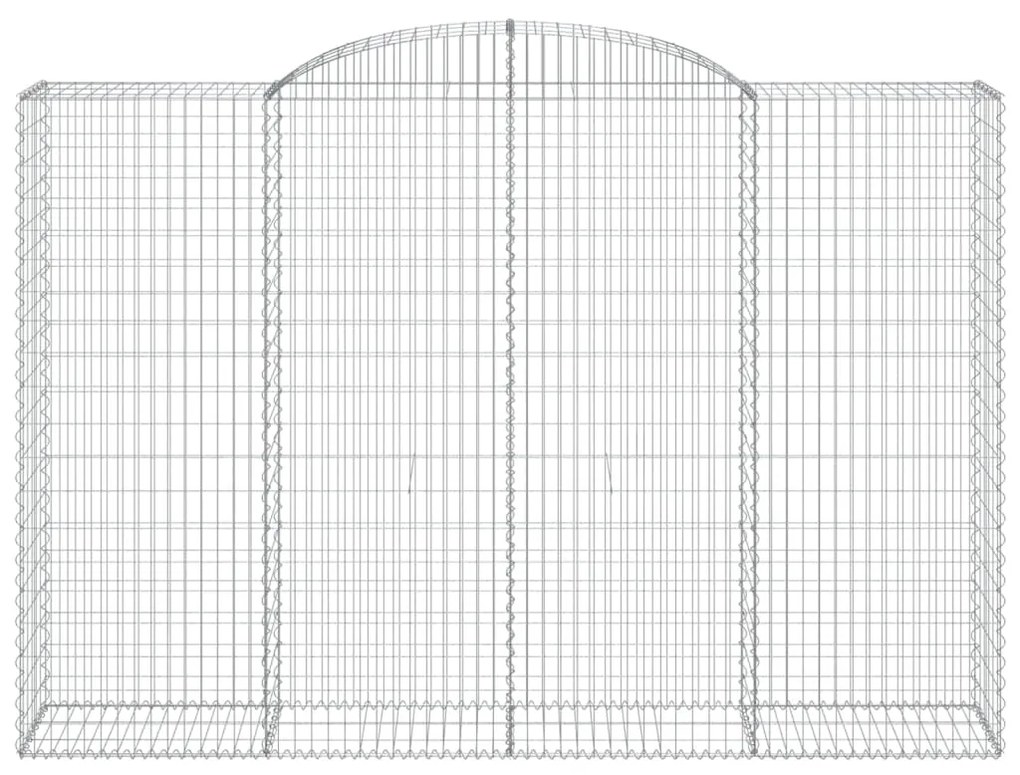 Cestos gabião arqueados 7pcs 300x50x200/220cm ferro galvanizado