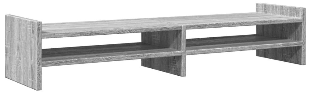 Suporte monitor 100x27x20 cm derivados madeira cinzento sonoma
