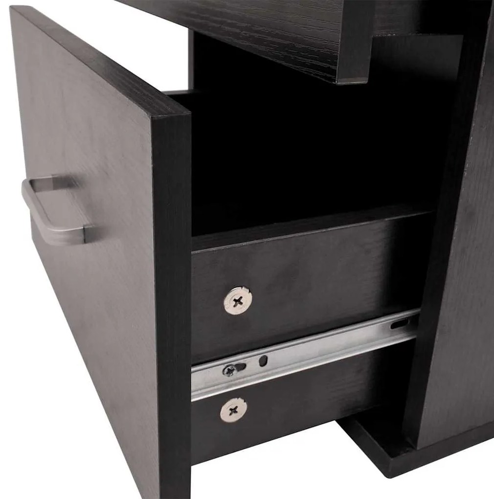 Móveis casa de banho 7 pcs e conjunto lavatório preto