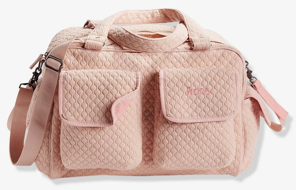 Saco de mudas com vários bolsos Journée da VERTBAUDET rosa claro