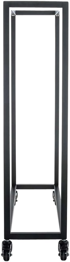 Suporte para lenha Hetta 25 x 60 x 100 cm Preto