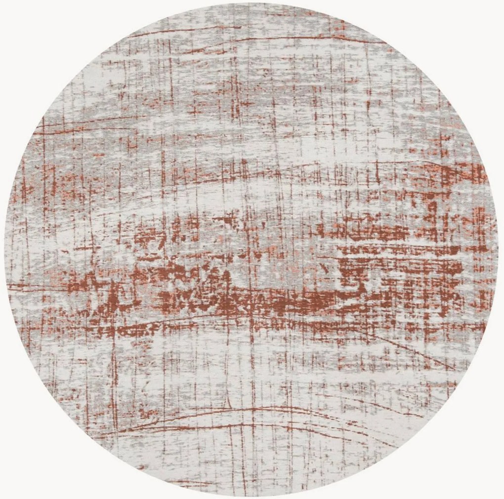 Tapete redondo lavável em jacquard para interior e exterior Griff