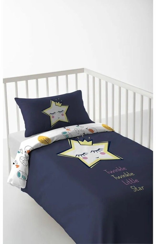 Capa de Edredão para Berço Cool Kids Anastasia Reversível 115 x 145 + 20 cm