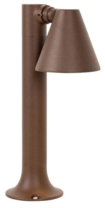Candeeiro de exterior moderno castanho enferrujado 30 cm IP44 ajustável - Ciara Moderno