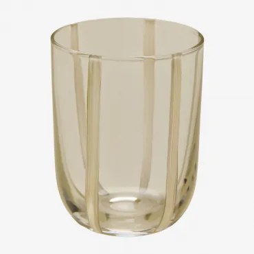 Pack De 4 Copos 28,5 Cl Em Vidro Jalviana Tapioca Bege - Sklum