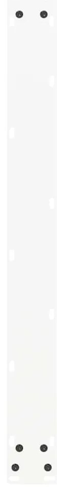 Pés de mesa de jantar em forma de U, 2 peças, branco, 80x (72-73) cm,