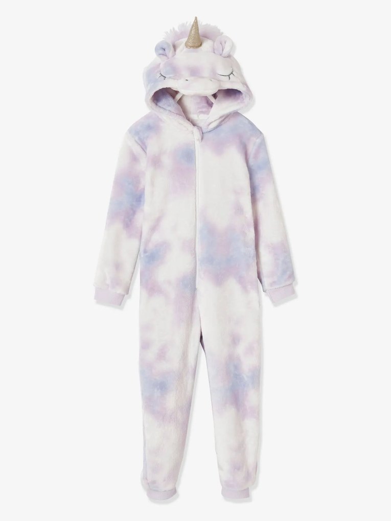 Sobrepijama Unicórnio branco claro bicolor/multicolo