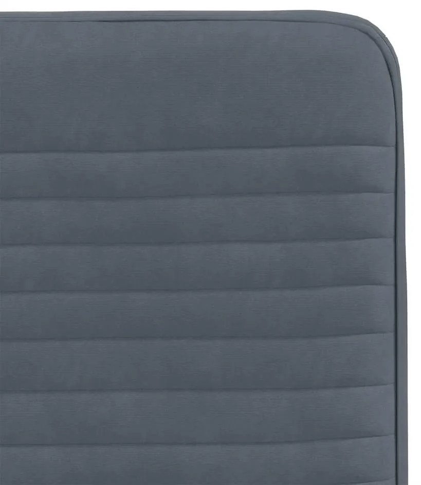 Cadeiras de jantar 2 pcs veludo cinzento-escuro