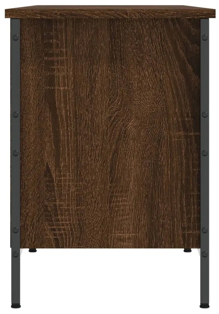 Sapateira 131x35x50 cm derivados de madeira carvalho castanho