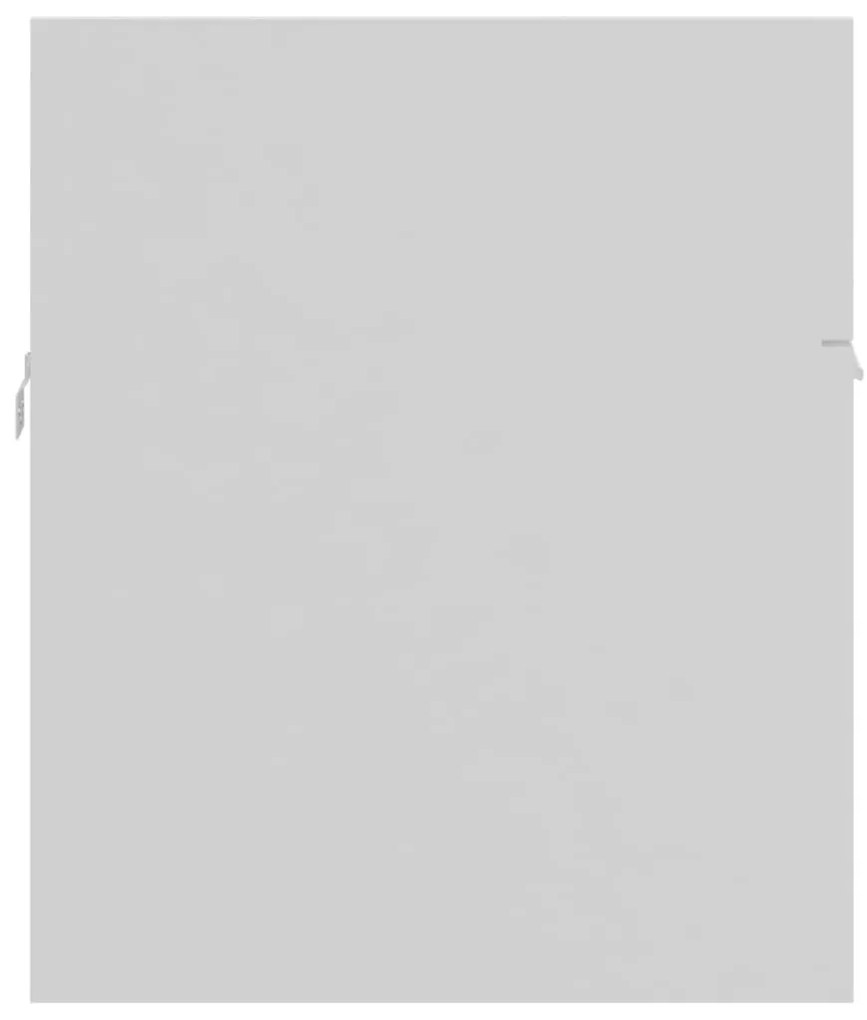 Conjunto de móveis de casa de banho derivados de madeira branco