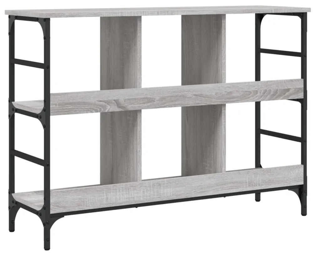 Aparador 102x32x73,5 cm derivados de madeira cinzento sonoma