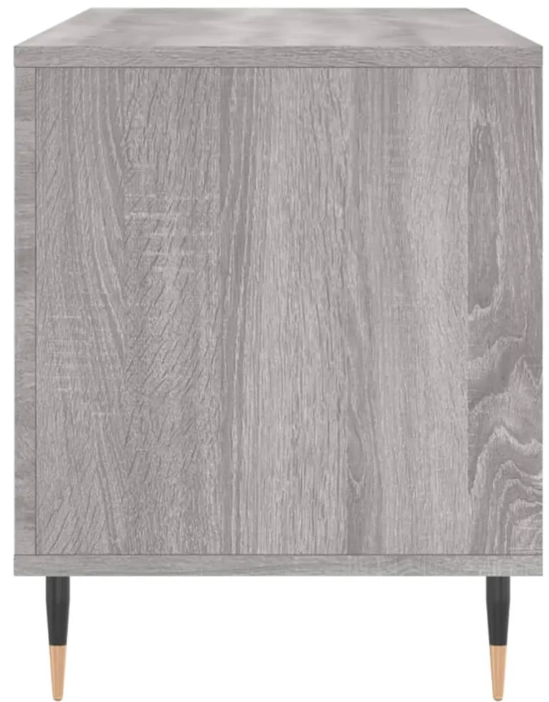 Armário p/ discos 100x38x48cm derivados madeira cinzento sonoma