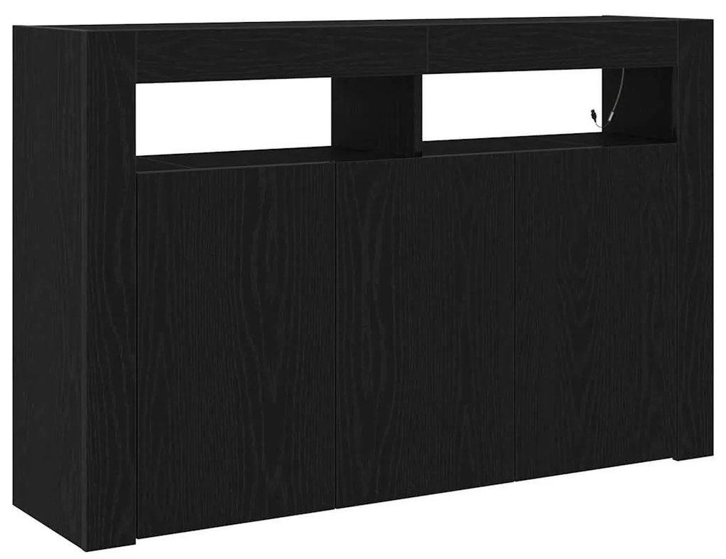 Sideboard Carvalho preto Madeira engenheirada 116 x 30 x 75 cm