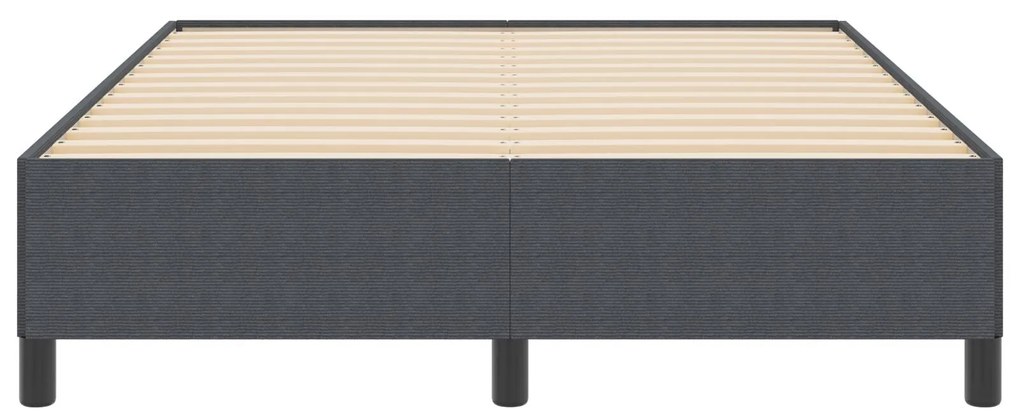 Cama vidaXL Cinza Escuro 140x200 cm Tecido de Corda
