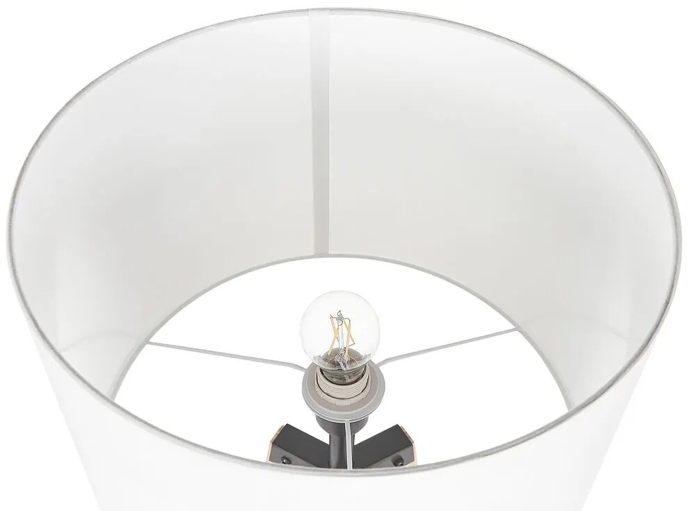 Candeeiro de pé branco 149 cm BLUFF Beliani