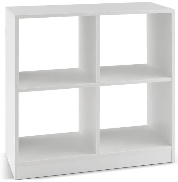 Estante independente de 5 níveis com 4 cubos abertos para sala de estar