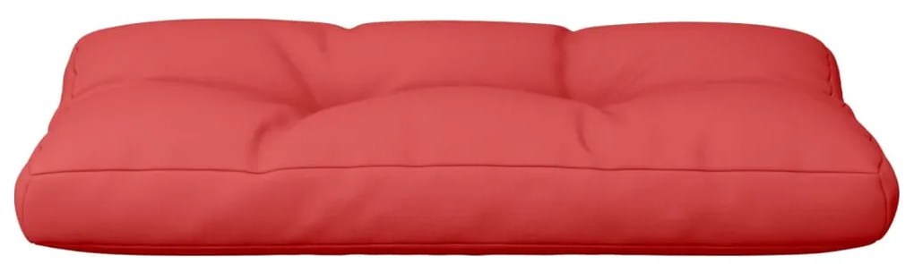 Almofadão para sofá de paletes 80x40x12 cm tecido vermelho