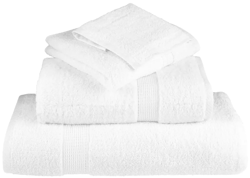 Toalhas de mãos premium SOLUND 2 pcs 30x30 cm 600 g/m2 branco