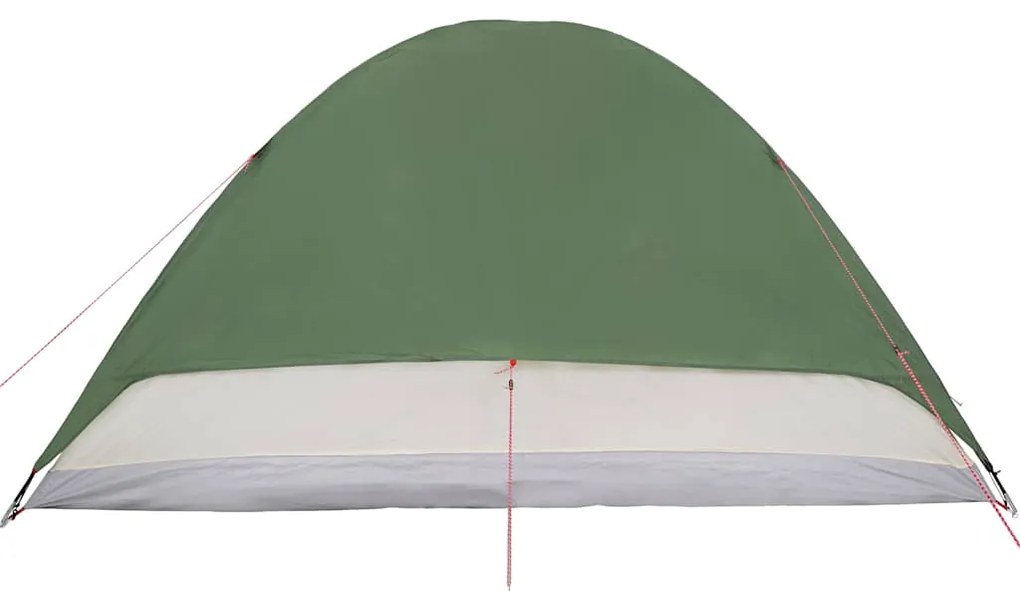 Tenda de campismo cúpula para 6 pessoas impermeável verde